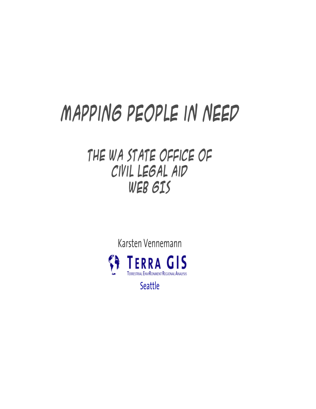 Mapping People in Need