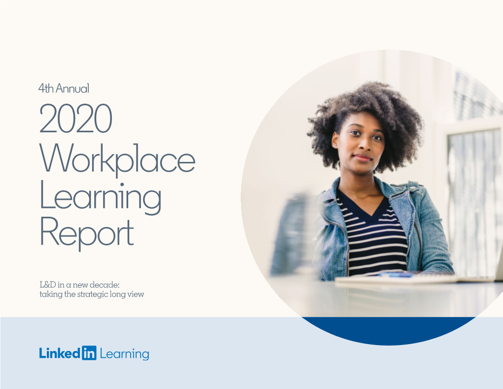 Linkedin's 2020 Workplace Learning Report