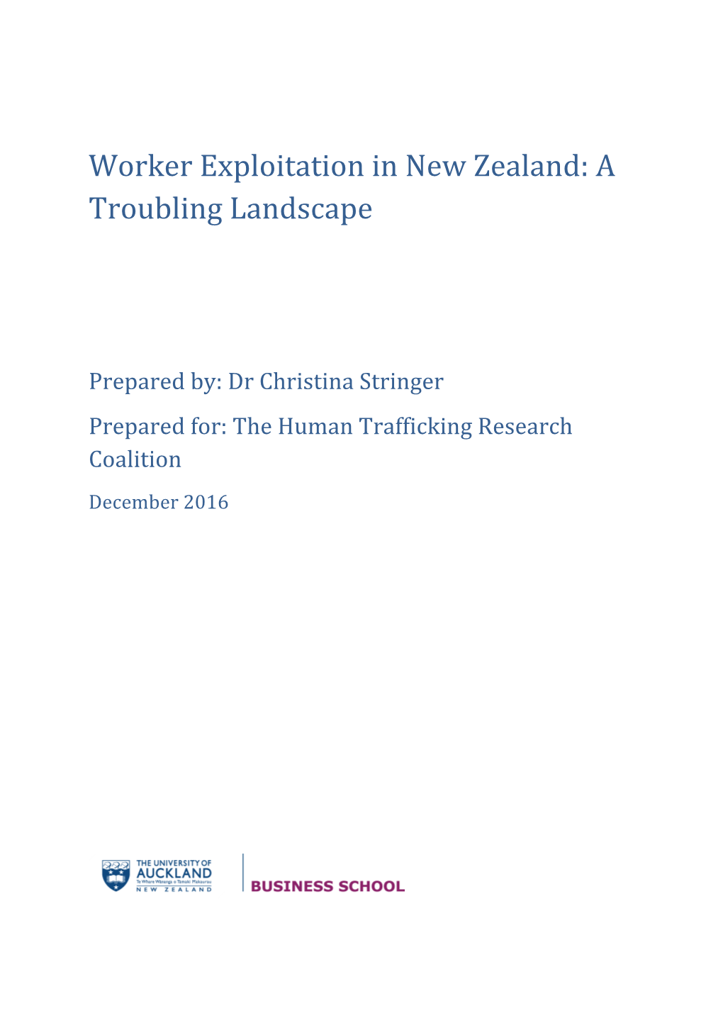 Worker Exploitation in New Zealand: a Troubling Landscape