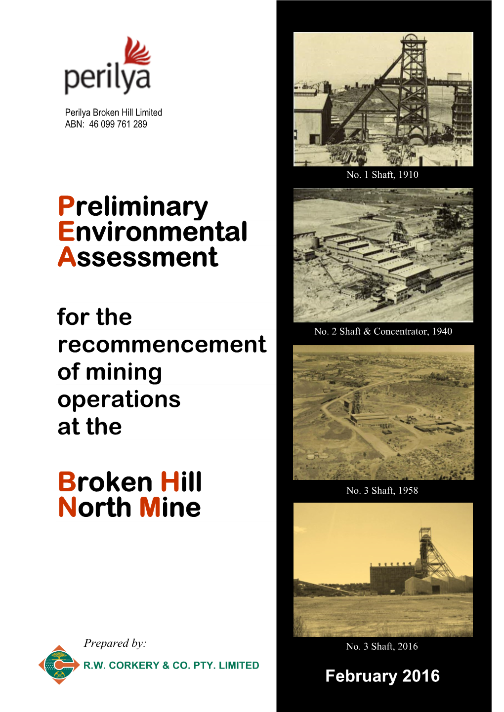 PRELIMINARY ENVIRONMENTAL ASSESSMENT Broken Hill North Mine Report No