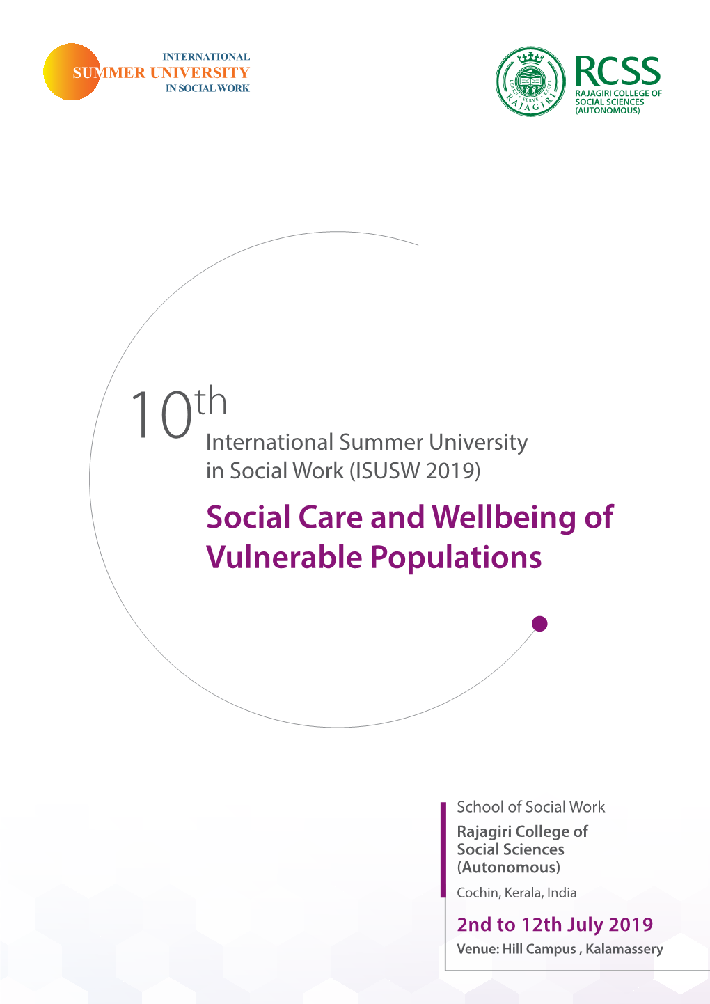Social Care and Wellbeing of Vulnerable Populations