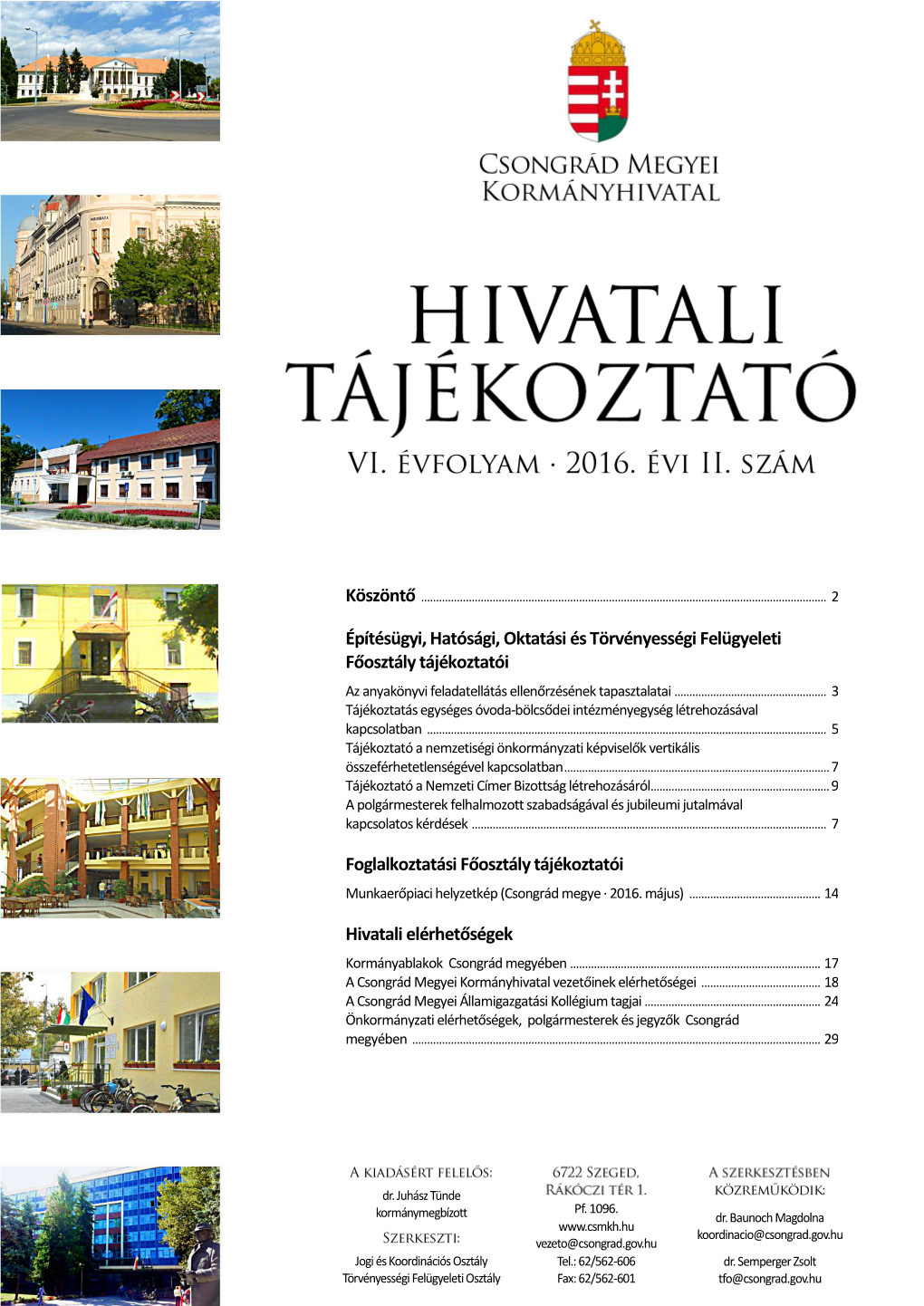 Hivatali Tájékoztató