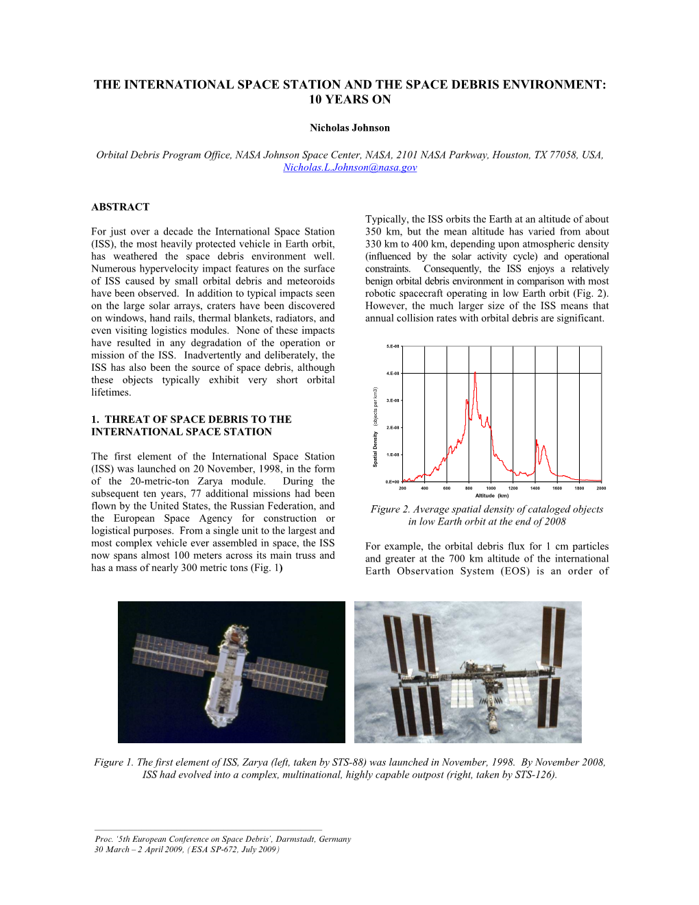 SP-672 Fifth European Conference on Space Debris