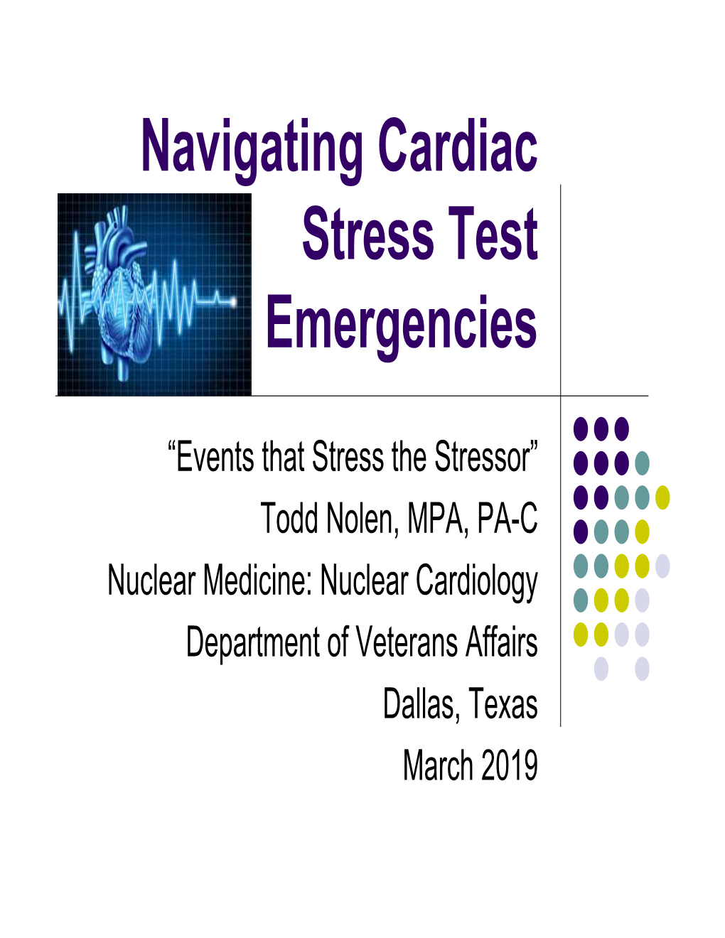 Navigating Cardiac Stress Test Emergencies