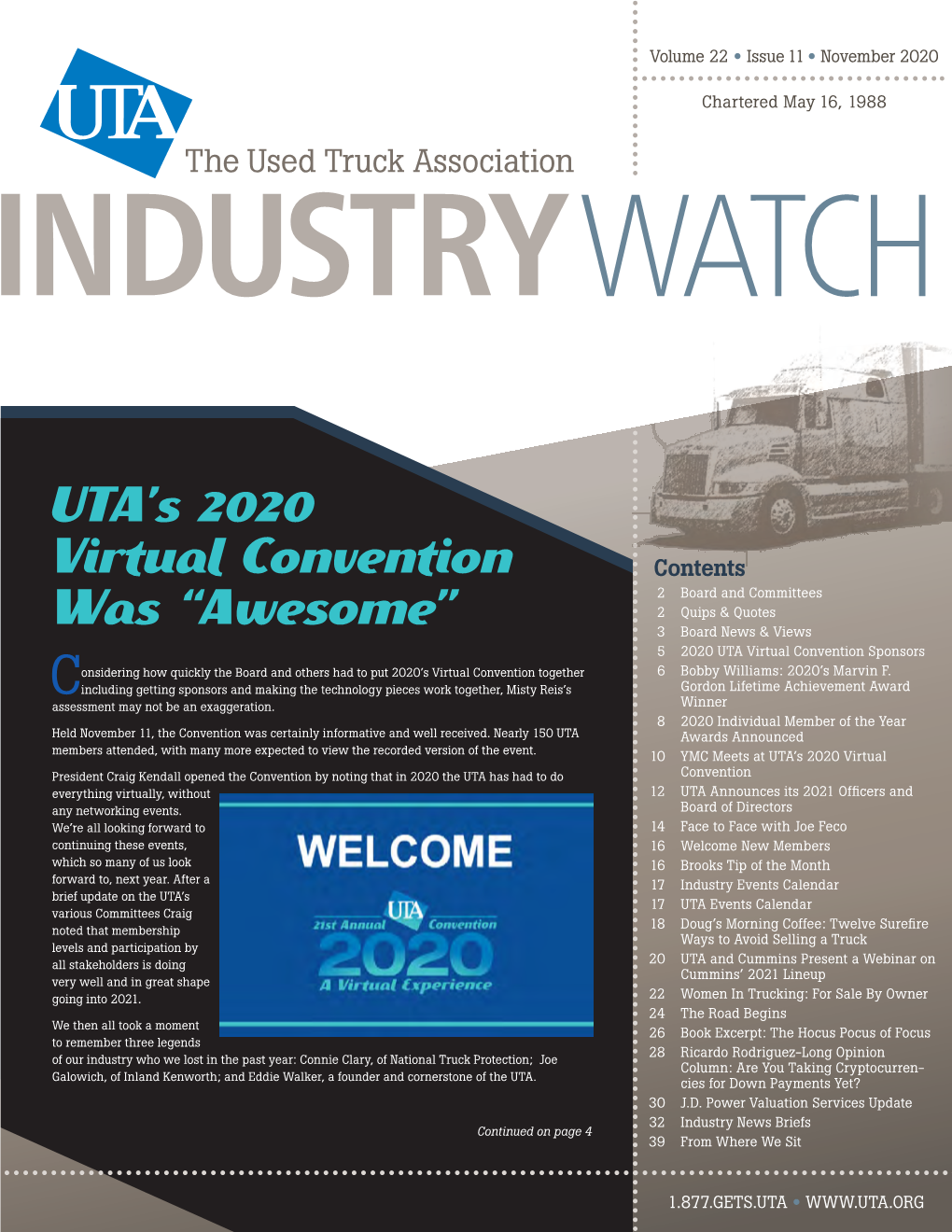 UTA's 2020 Virtual Convention