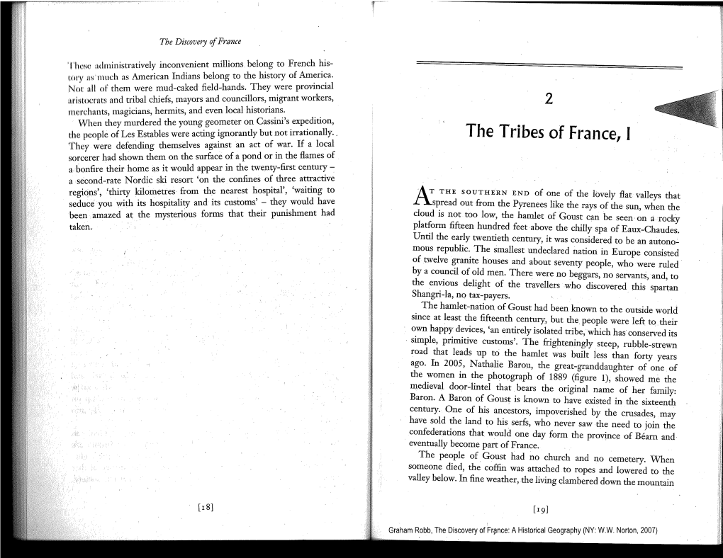 The Tribes of France, I 'Rhey Were Defending Themselves Against an Act of .War