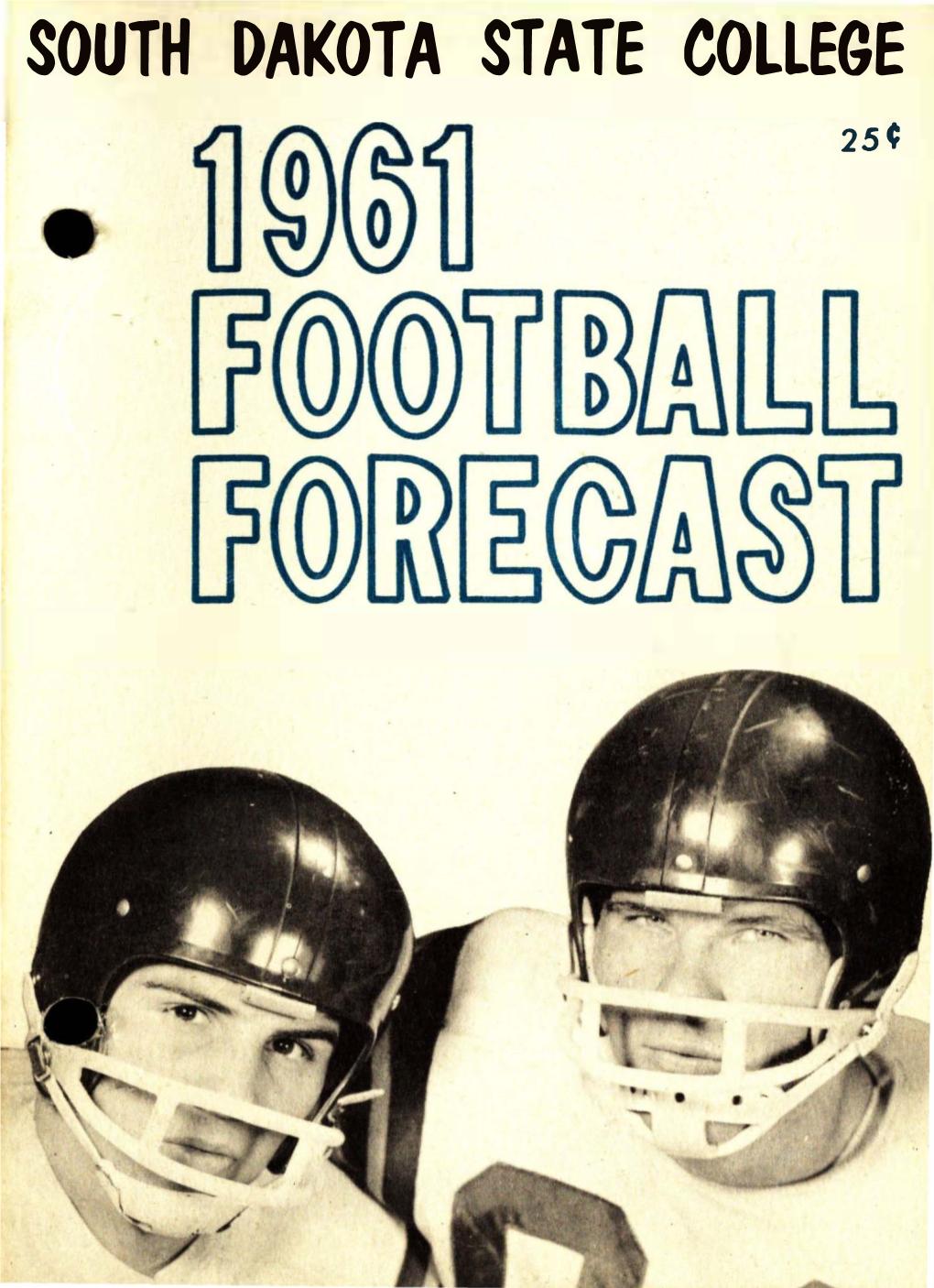 South Dakota State College 1961 Football Forecast