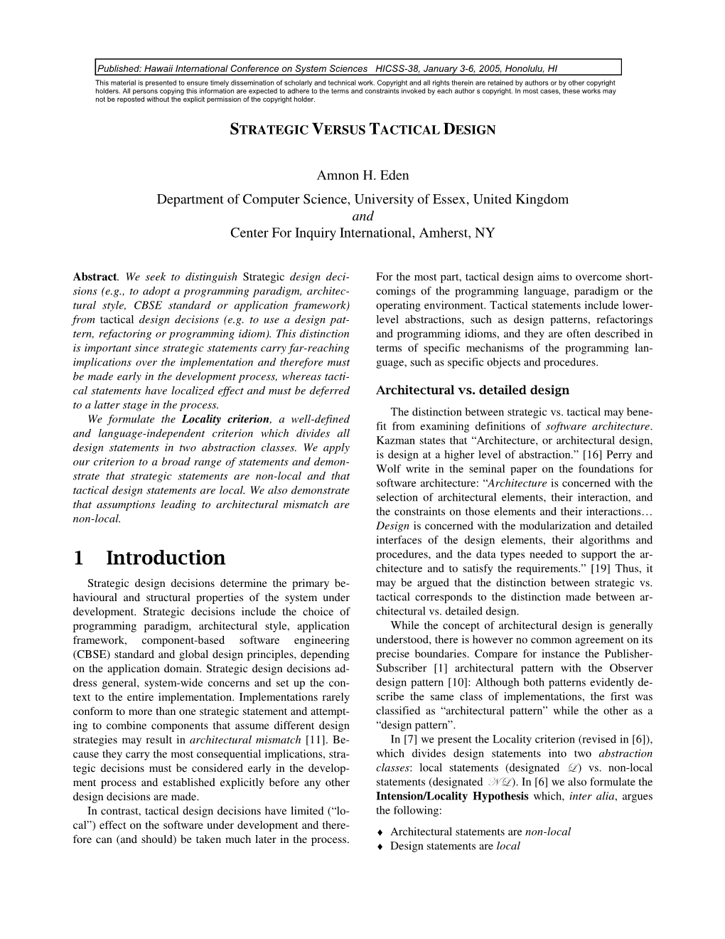 Strategic Vs Tactical Design