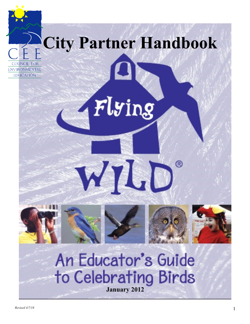 Flying WILD City Partner Handbook