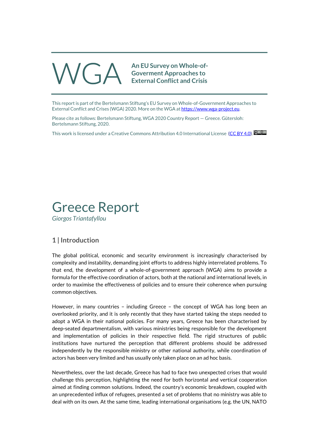 WGA2020 Greece Report
