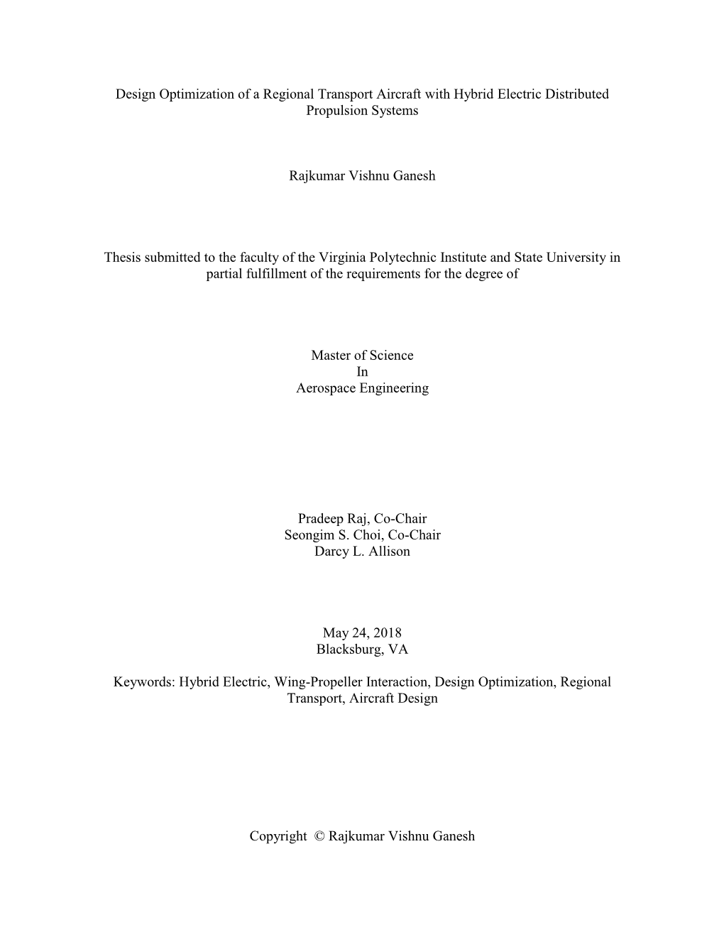 Design Optimization of a Regional Transport Aircraft with Hybrid Electric Distributed Propulsion Systems