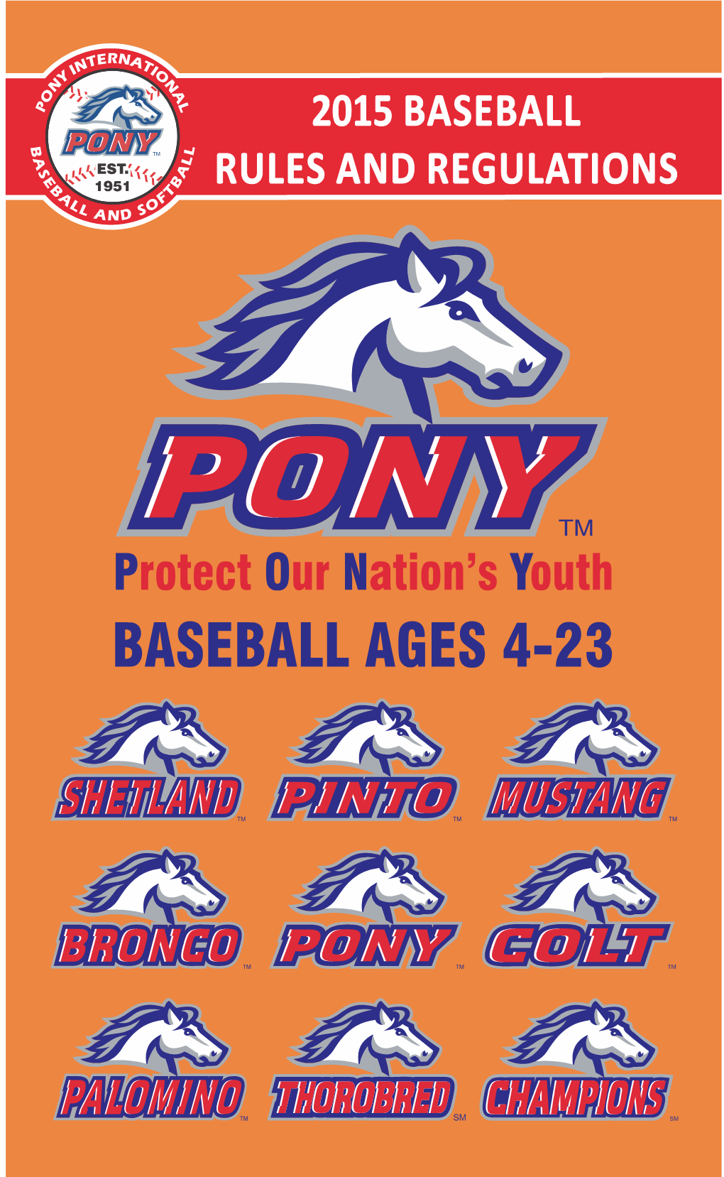 2015 Pony Baseball Rule Changes