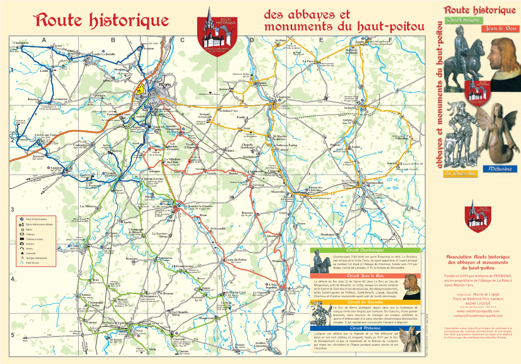 Route Historique Des Abbayes Et Monuments Du Haut-Poitou