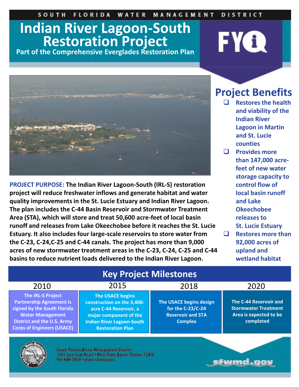 FYI: Indian River Lagoon-South Restoration Project