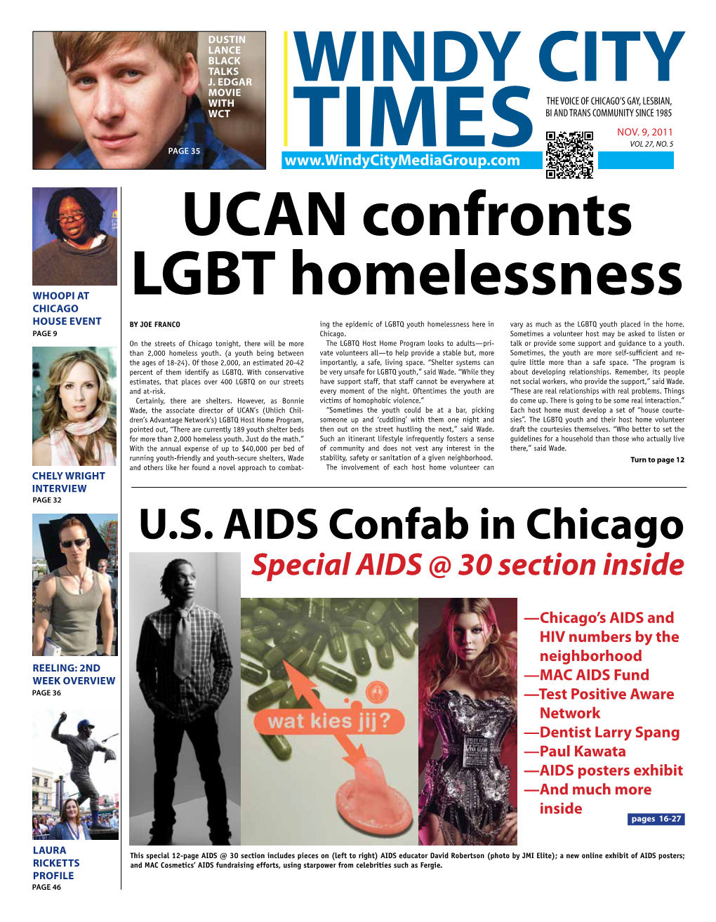 U.S. AIDS Confab in Chicago Special AIDS @ 30 Section Inside