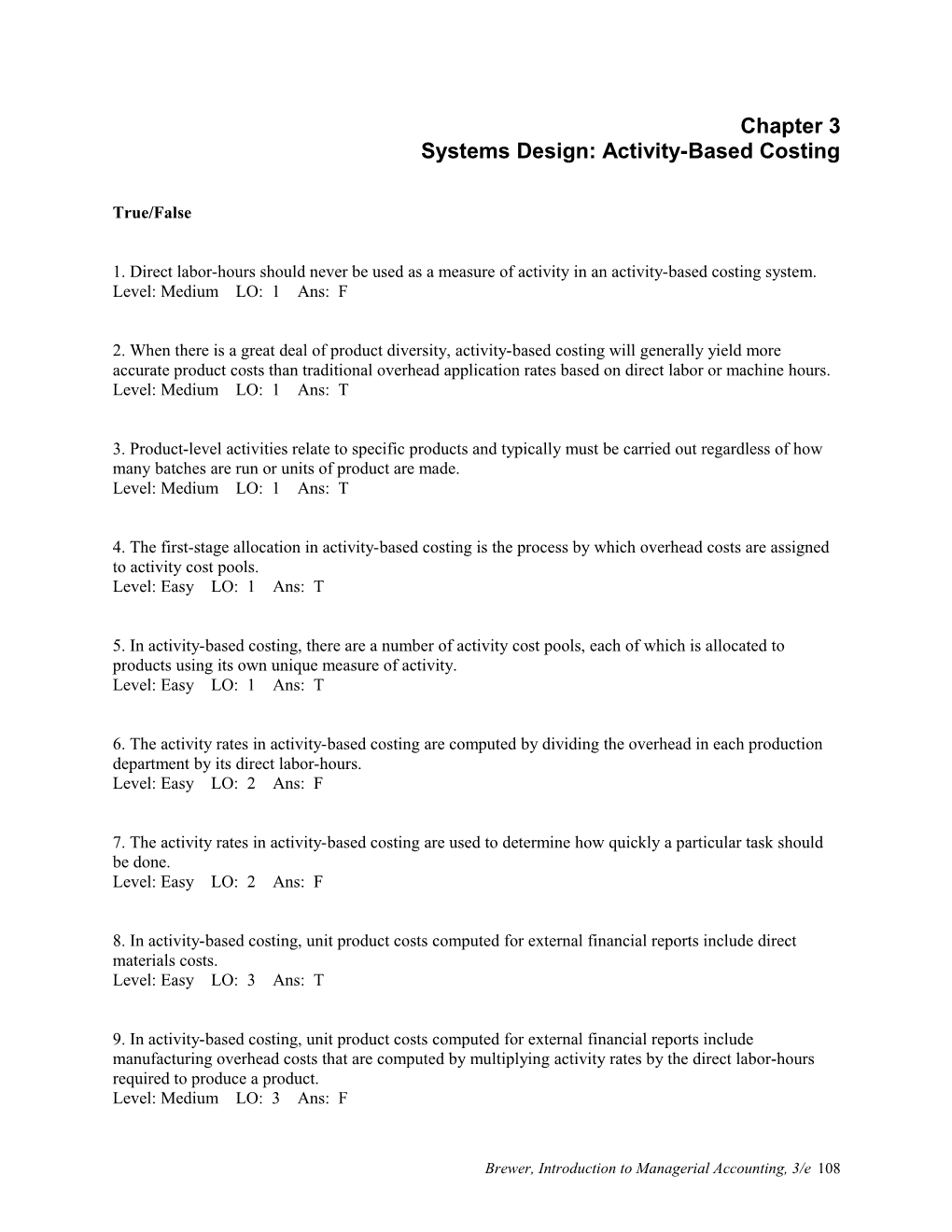 Systems Design: Job-Order Costing