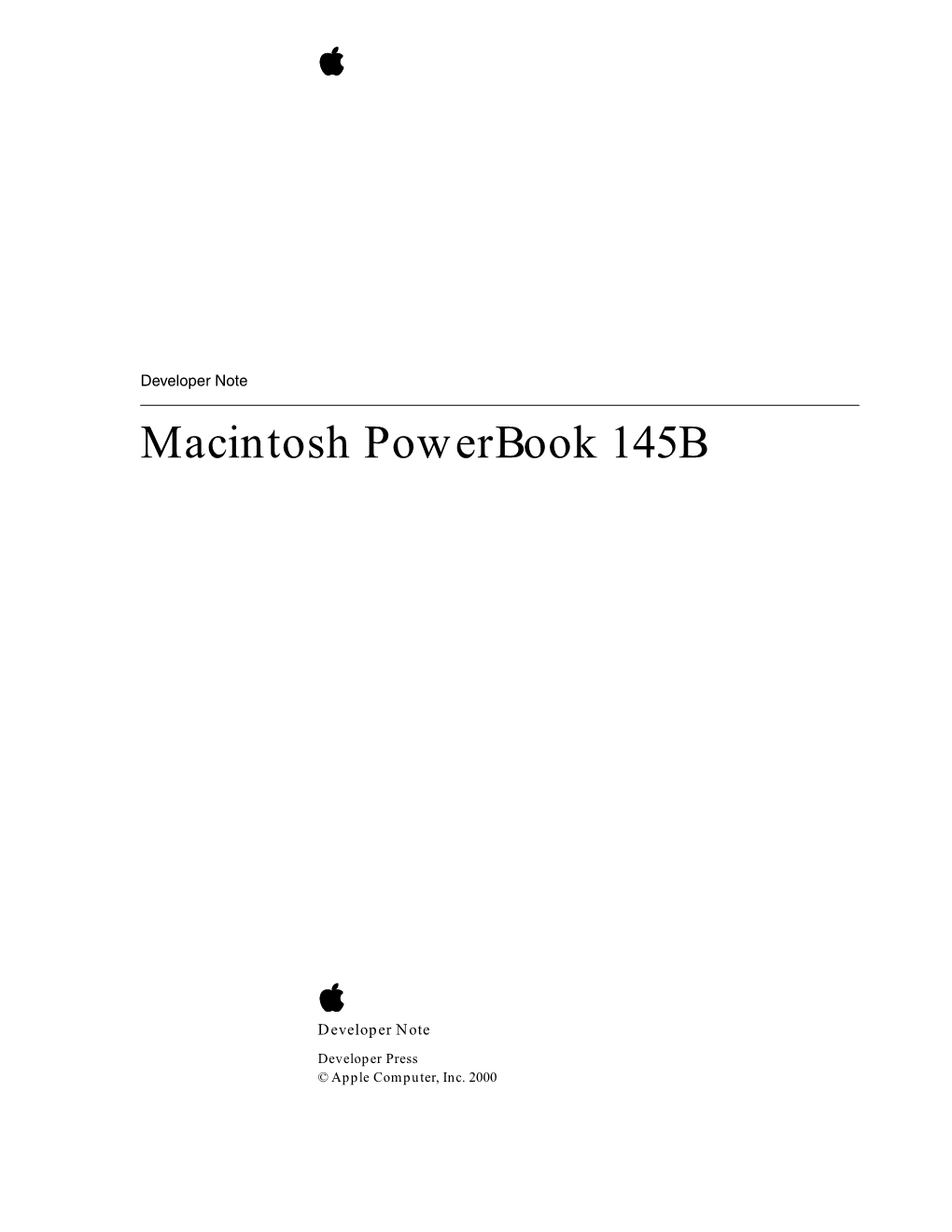 Macintosh Powerbook 145B