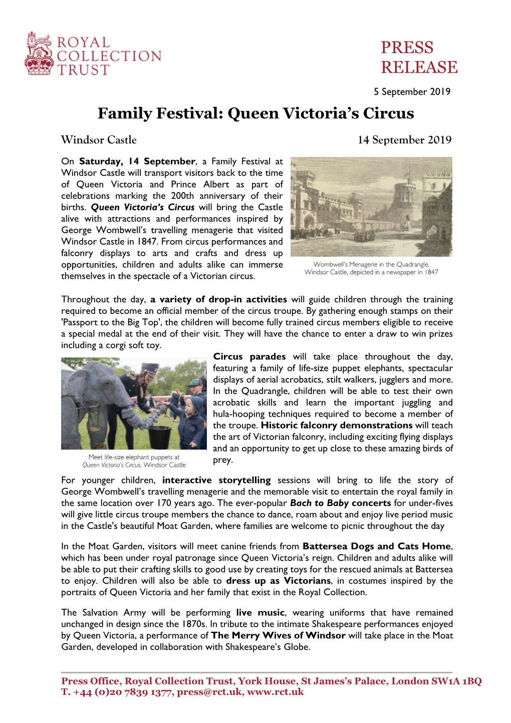 Queen Victoria's Circus