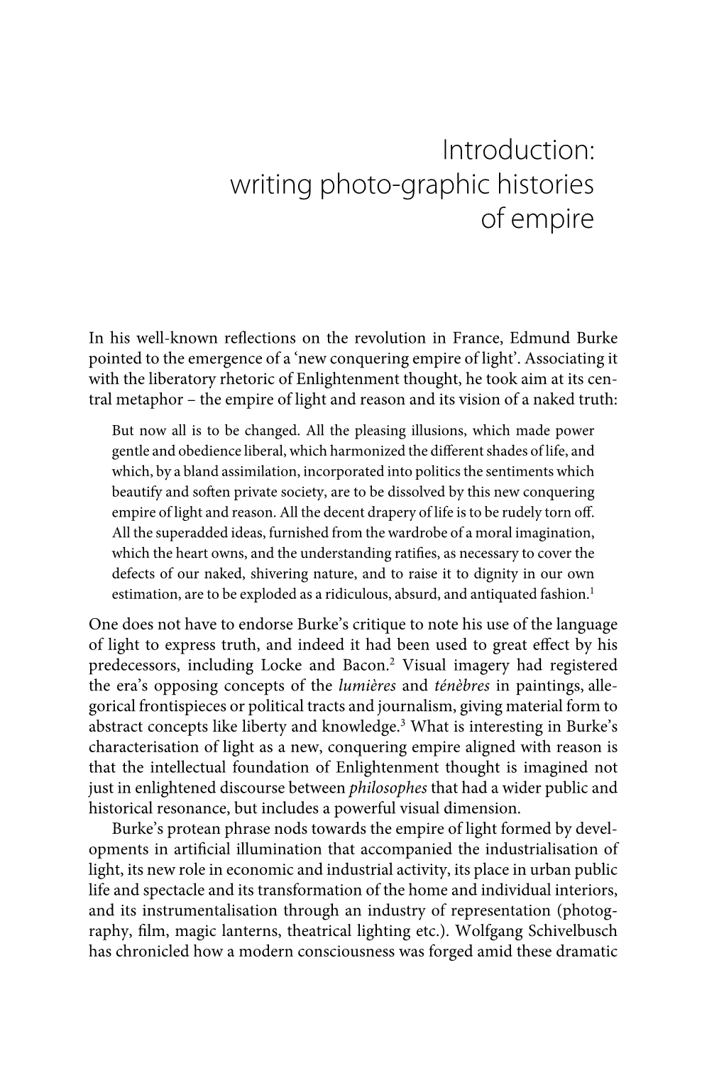 Writing Photo-­Graphic Histories of Empire