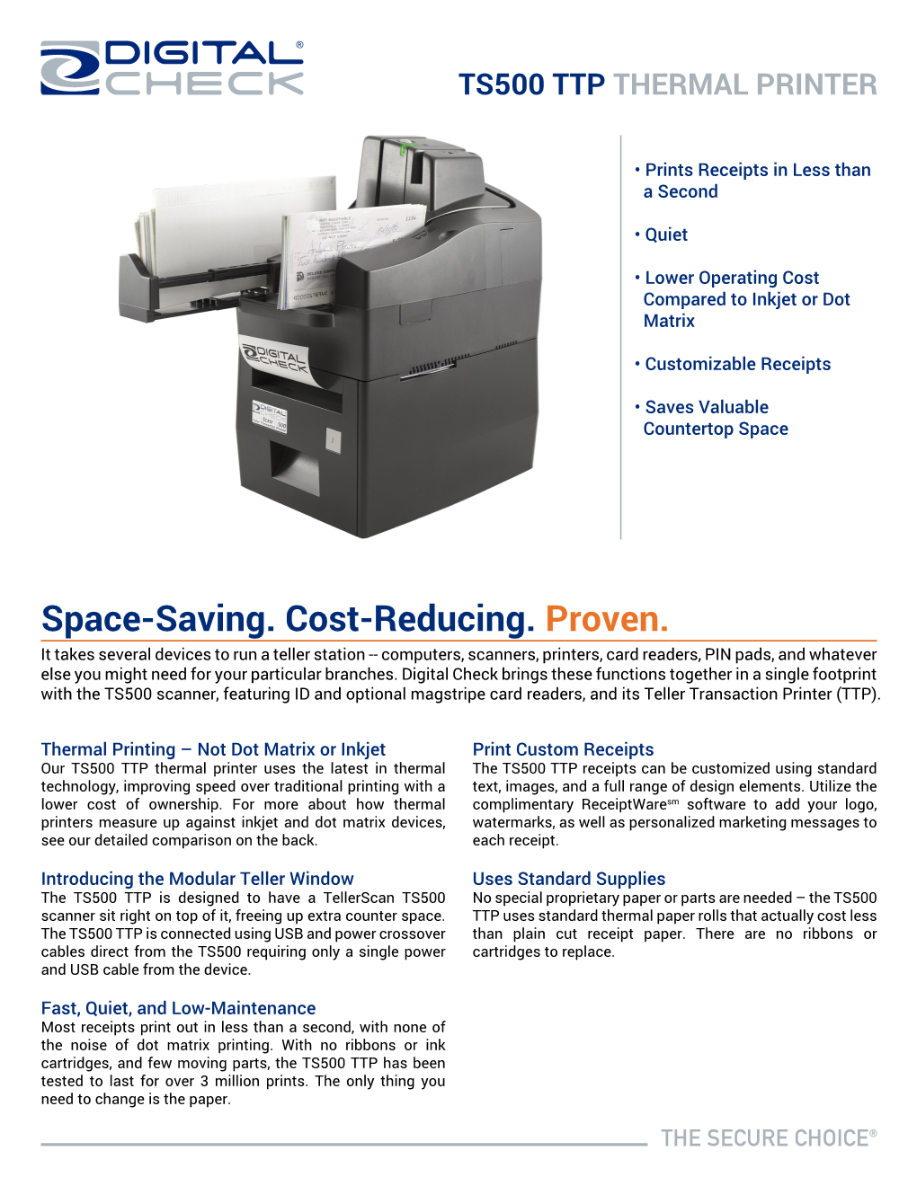 TS500 TTP Thermal Printer Brochure Rev 072817