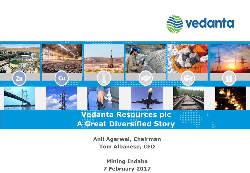 A Great Diversified Story–Mining Indaba Presentation