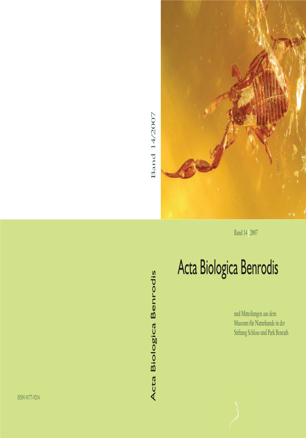 Acta Biologica Benrodis