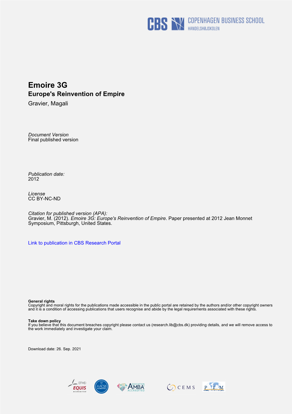 Gravier 2012 Empires3g