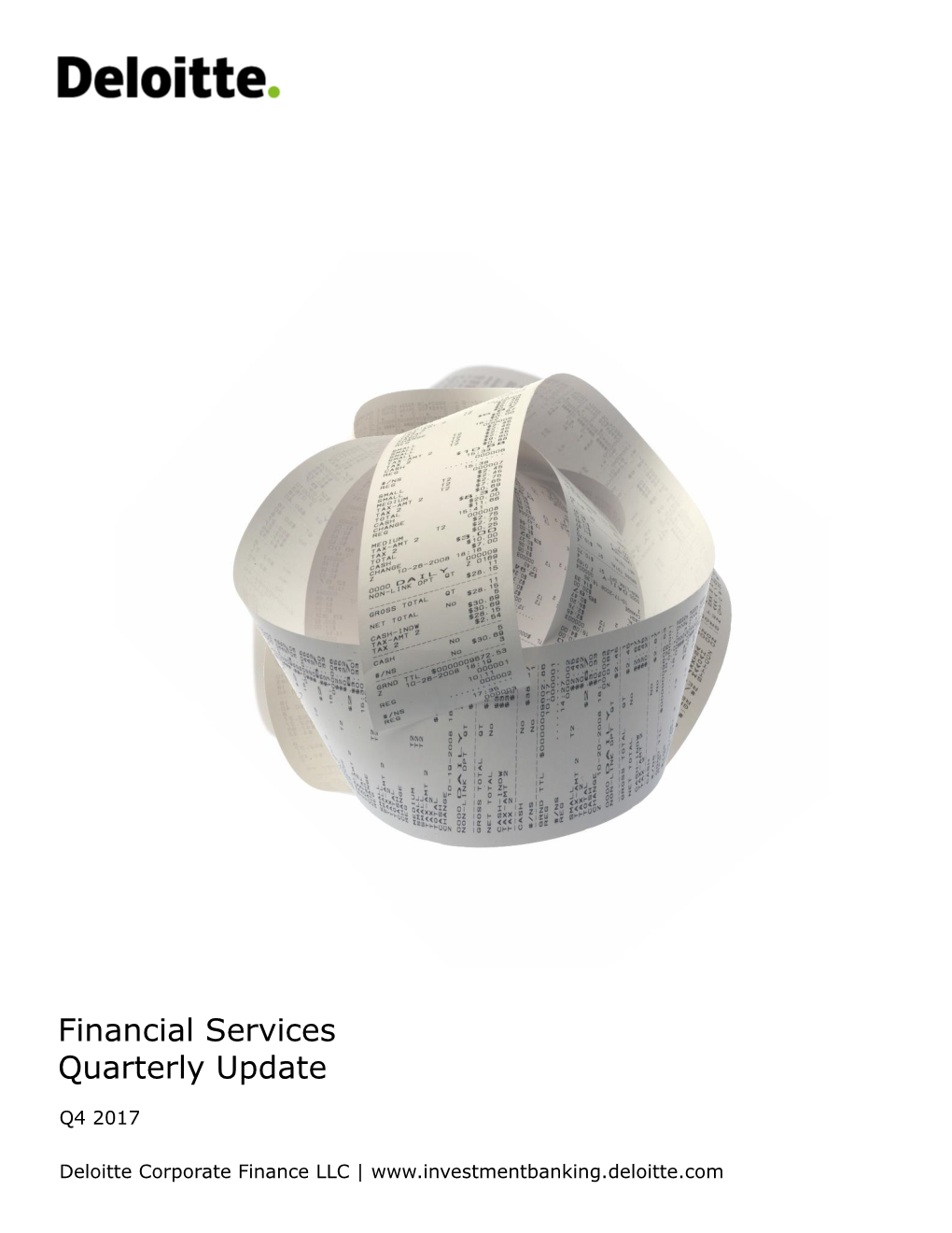 Financial Services Quarterly Update