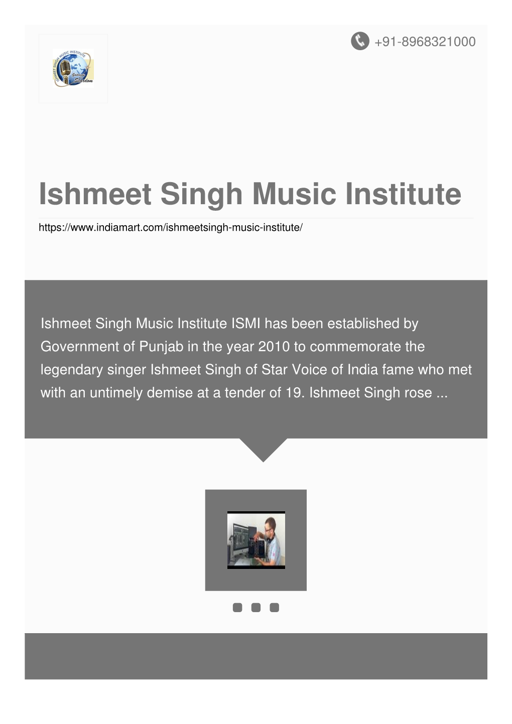 Ishmeet Singh Music Institute