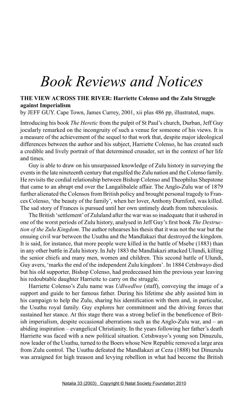 Book Reviews and Notices 87