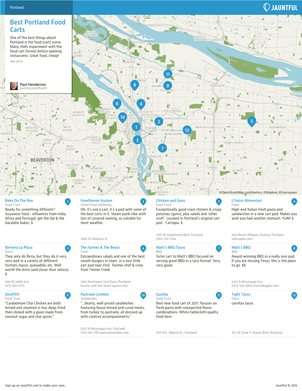 Best Portland Food Carts One of the Best Things About Portland Is the Food (Cart) Scene