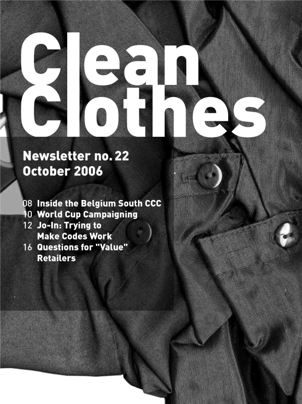 Clean Clothes Newsletter No. 22