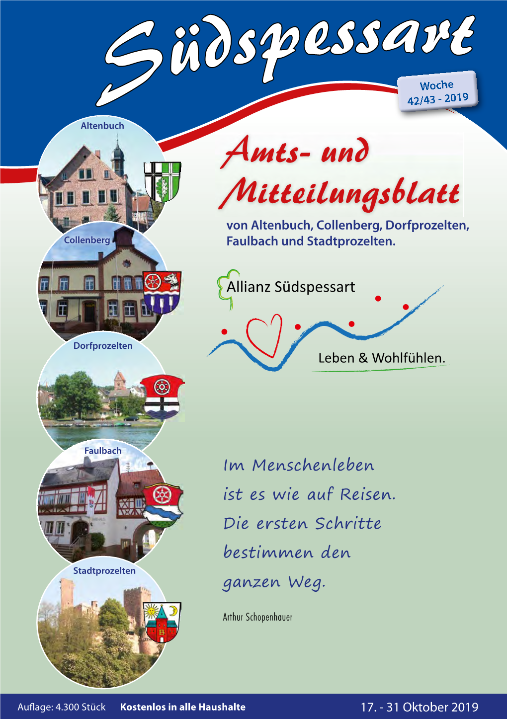 Südspessart Vom 17.10.2019 – Seite 2 Gemeinde Altenbuch Amtlich - Altenbuch Amtlich Amtliches