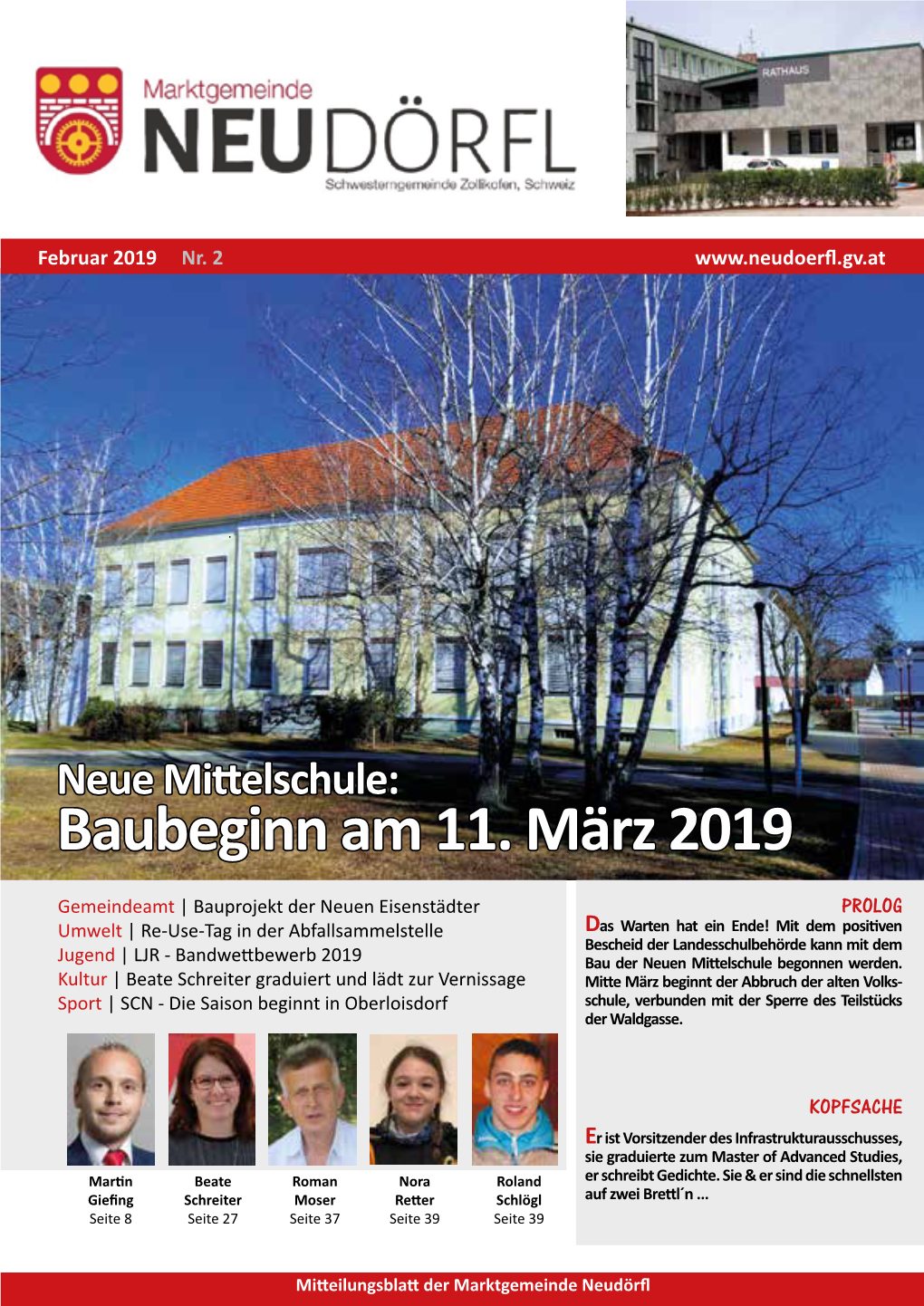 Neue Mittelschule: Baubeginn Am 11