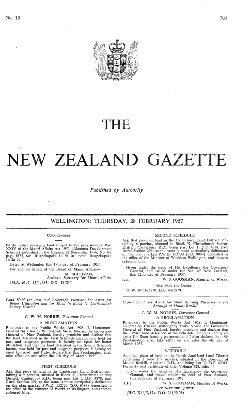 No 14, 27 February 1957