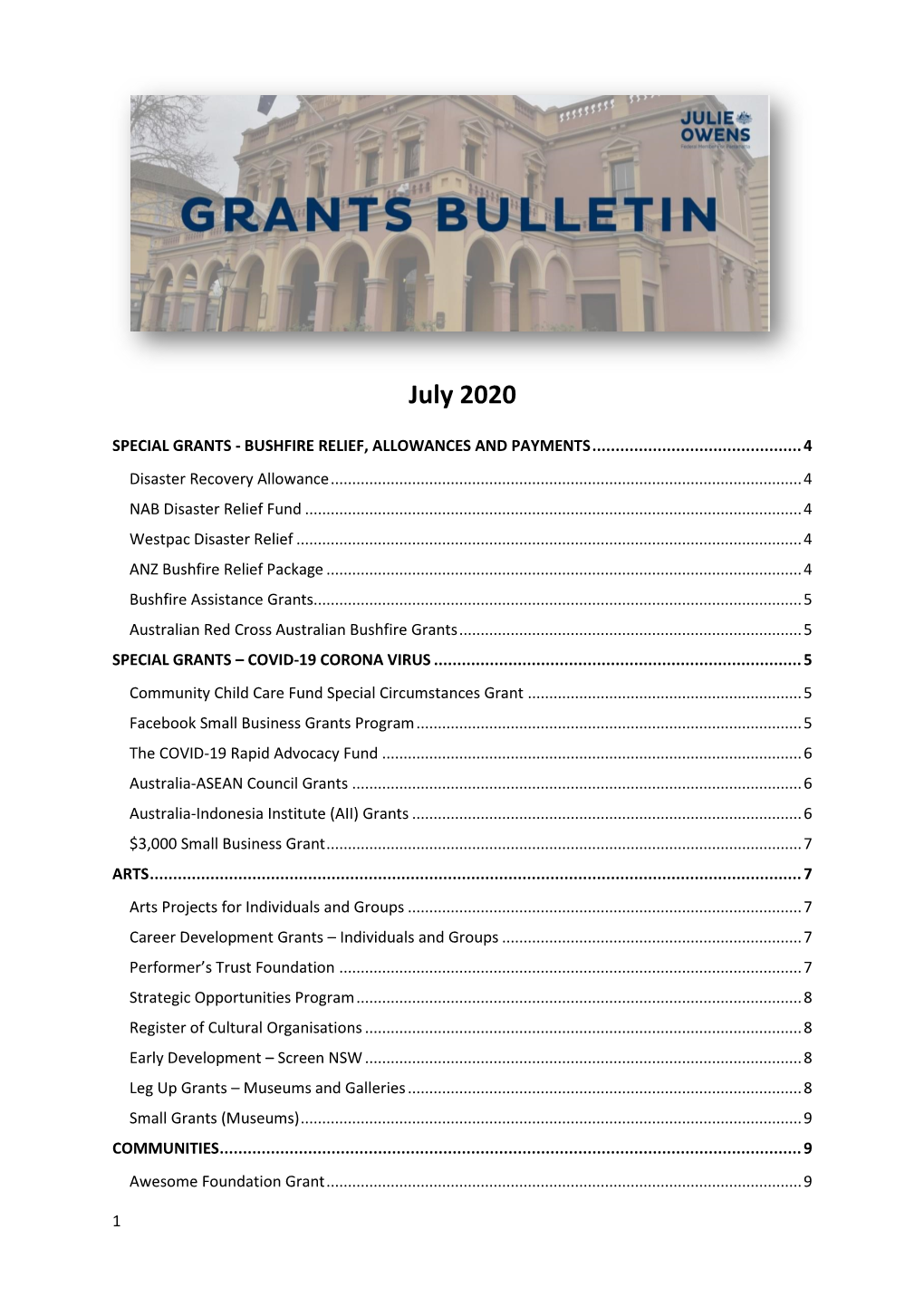 Grants-Bulletin-July-2020.Pdf
