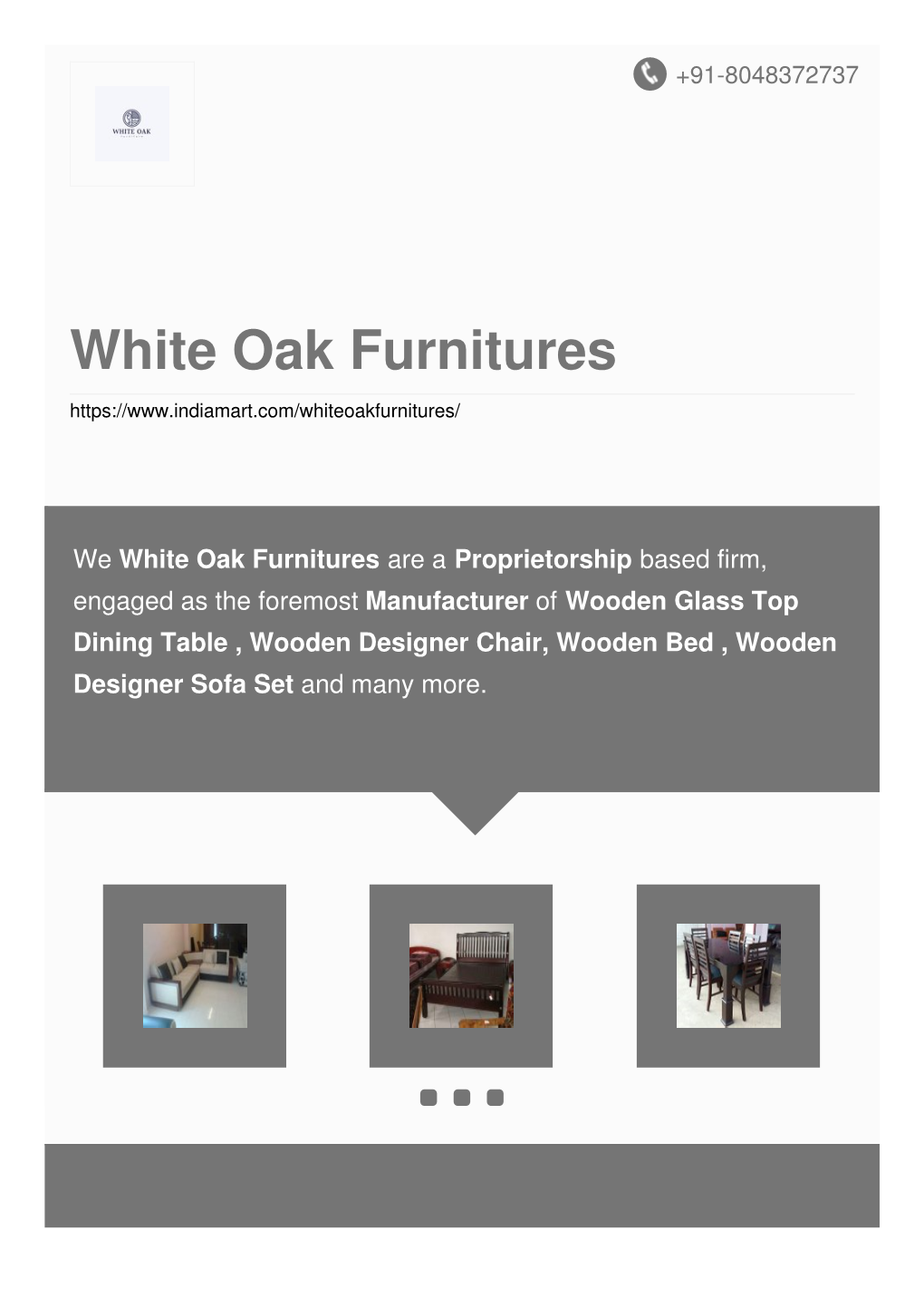 White Oak Furnitures