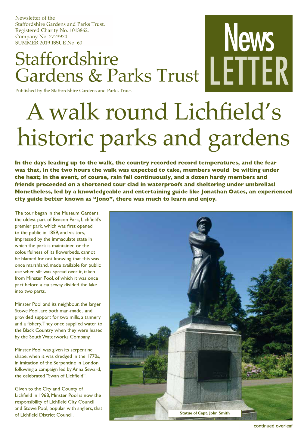 A Walk Round Lichfield's Historic Parks and Gardens