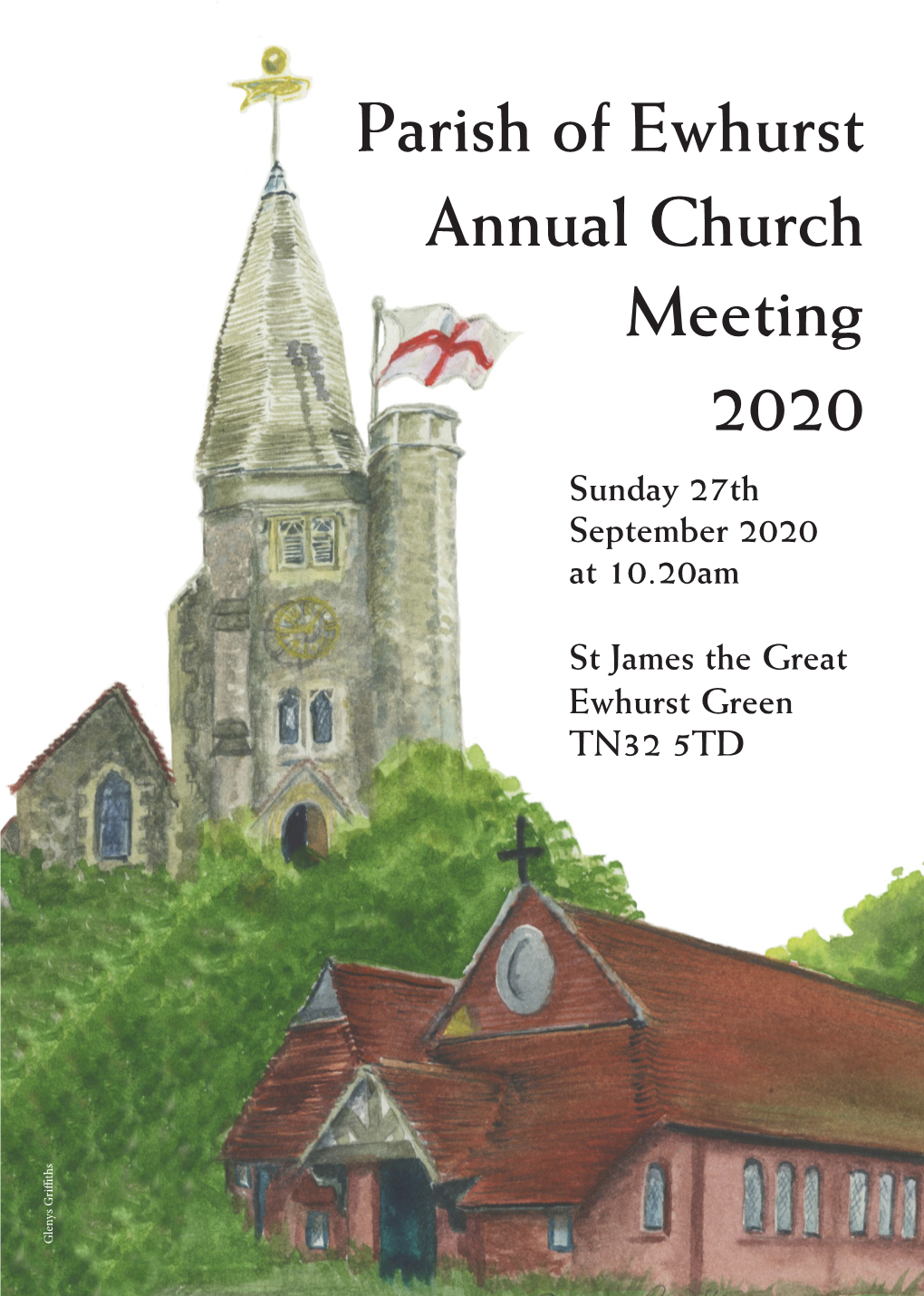 Parish of Ewhurst Annual Church Meeting 2020 Sunday 27Th September 2020 at 10.20Am