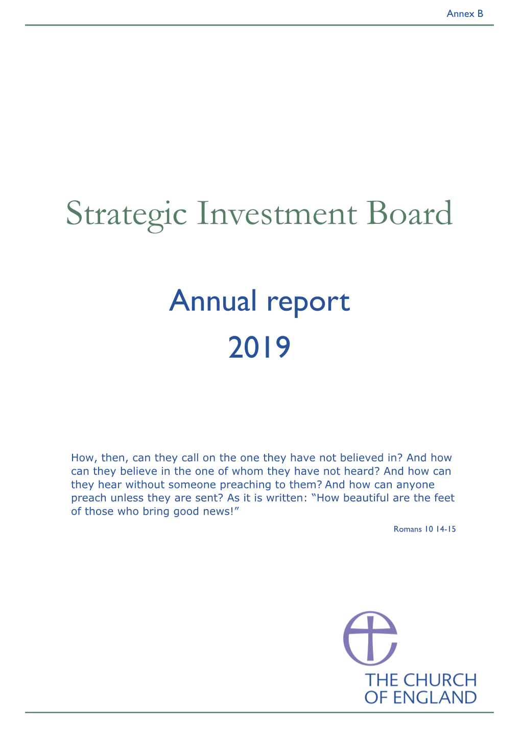 Strategic Investment Board
