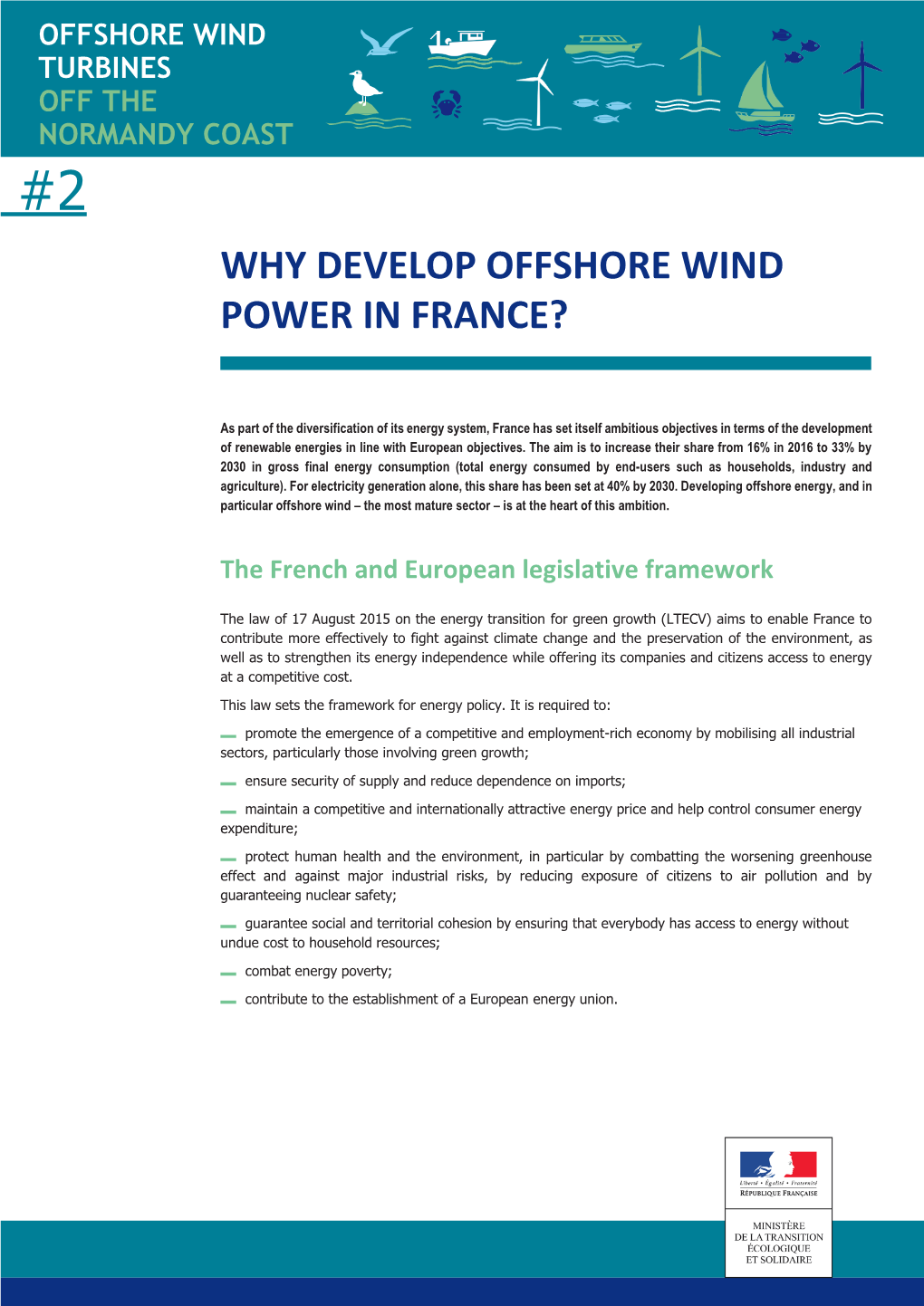Why Develop Offshore Wind Power in France?
