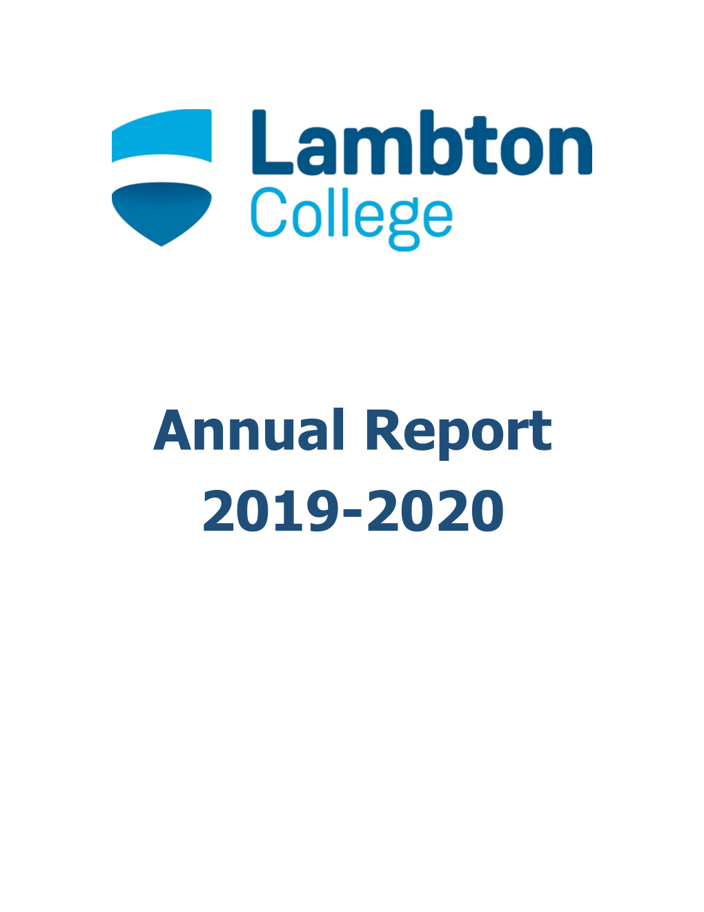 Lambton College Annual Report 2019-2020