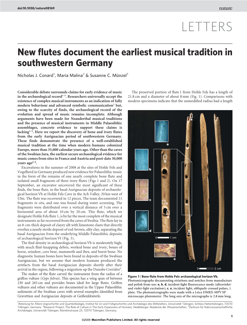 New Flutes Document the Earliest Musical Tradition in Southwestern Germany