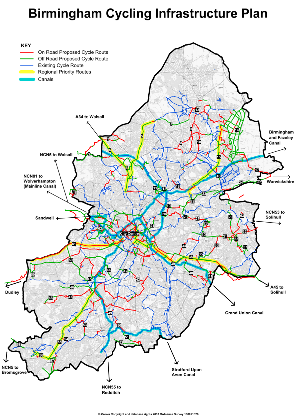 Birmingham Cycling Infrastructure Plan Ref