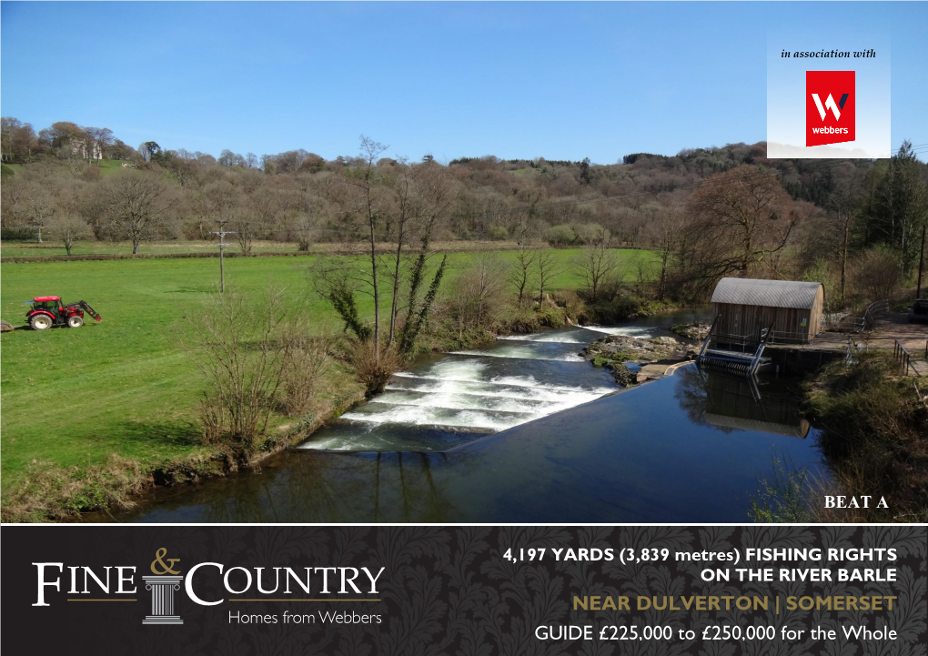 NEAR DULVERTON | SOMERSET GUIDE £225,000 to £250,000 for the Whole