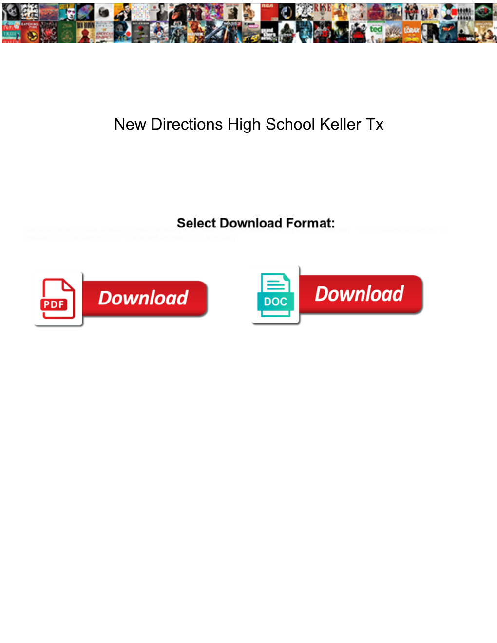 New Directions High School Keller Tx