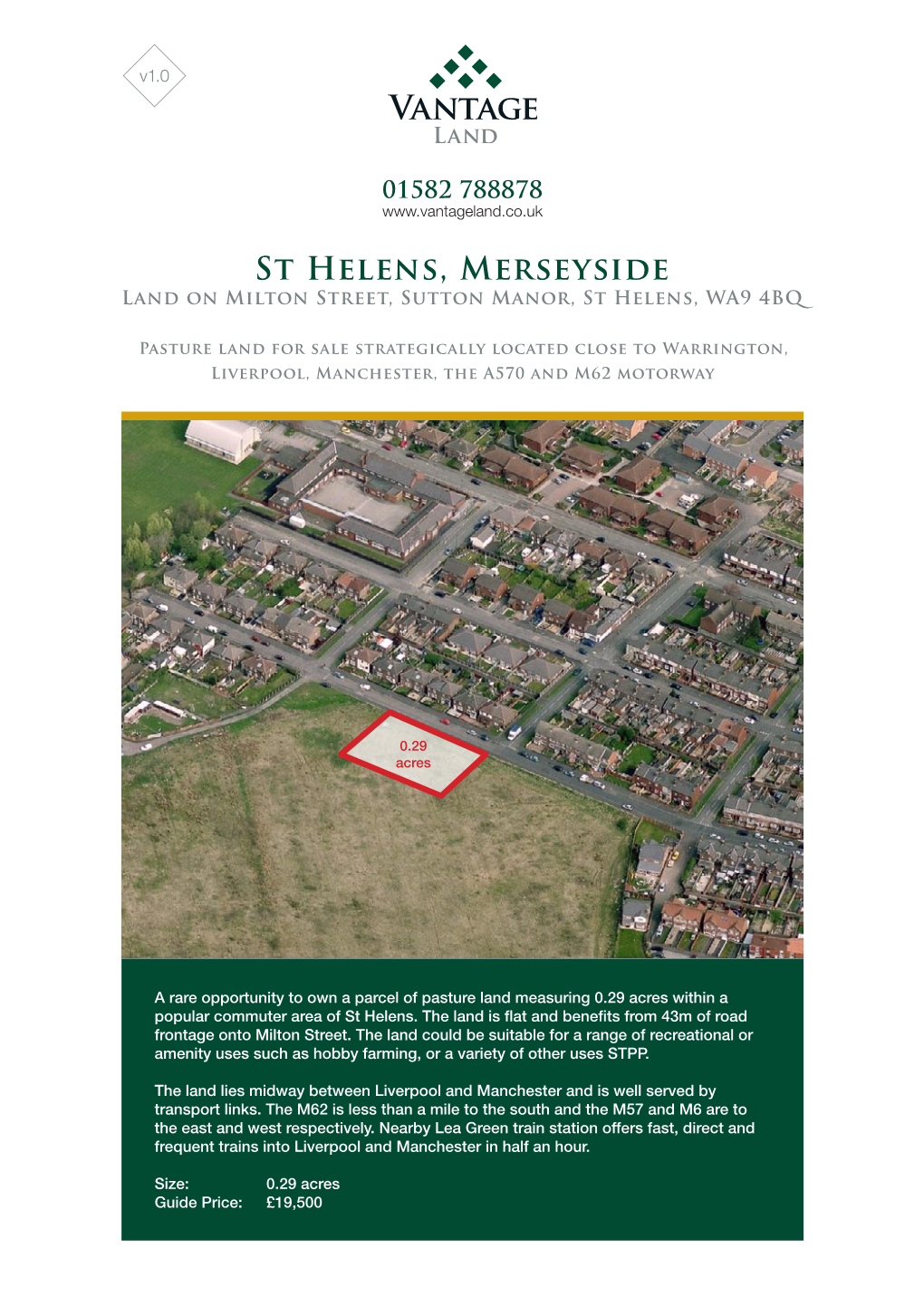 St Helens, Merseyside Land on Milton Street, Sutton Manor, St Helens, WA9 4BQ