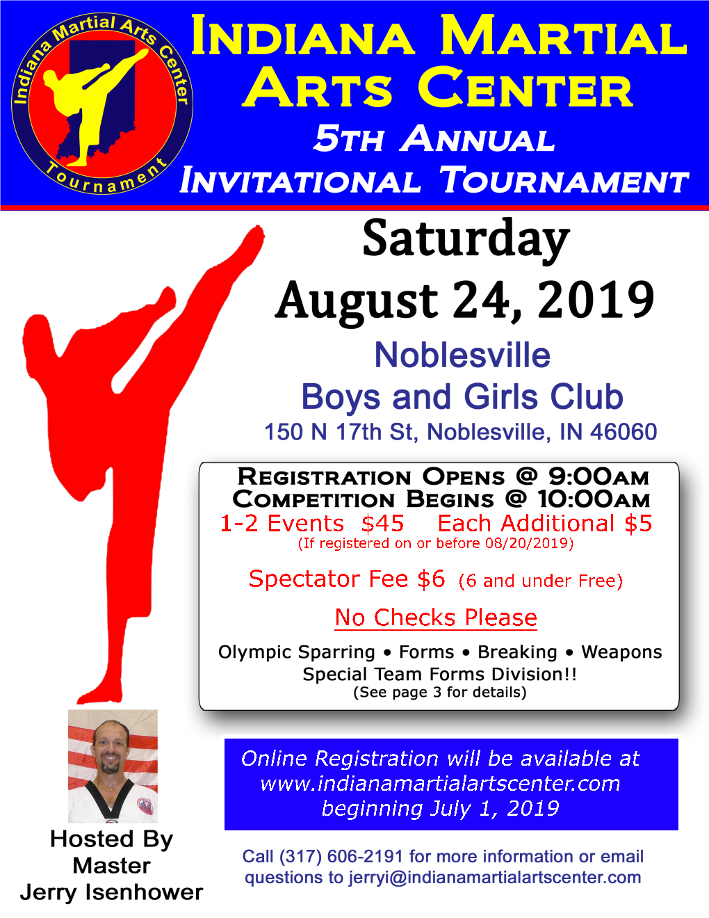 IMAC 2019 Tournament August 24, 2019