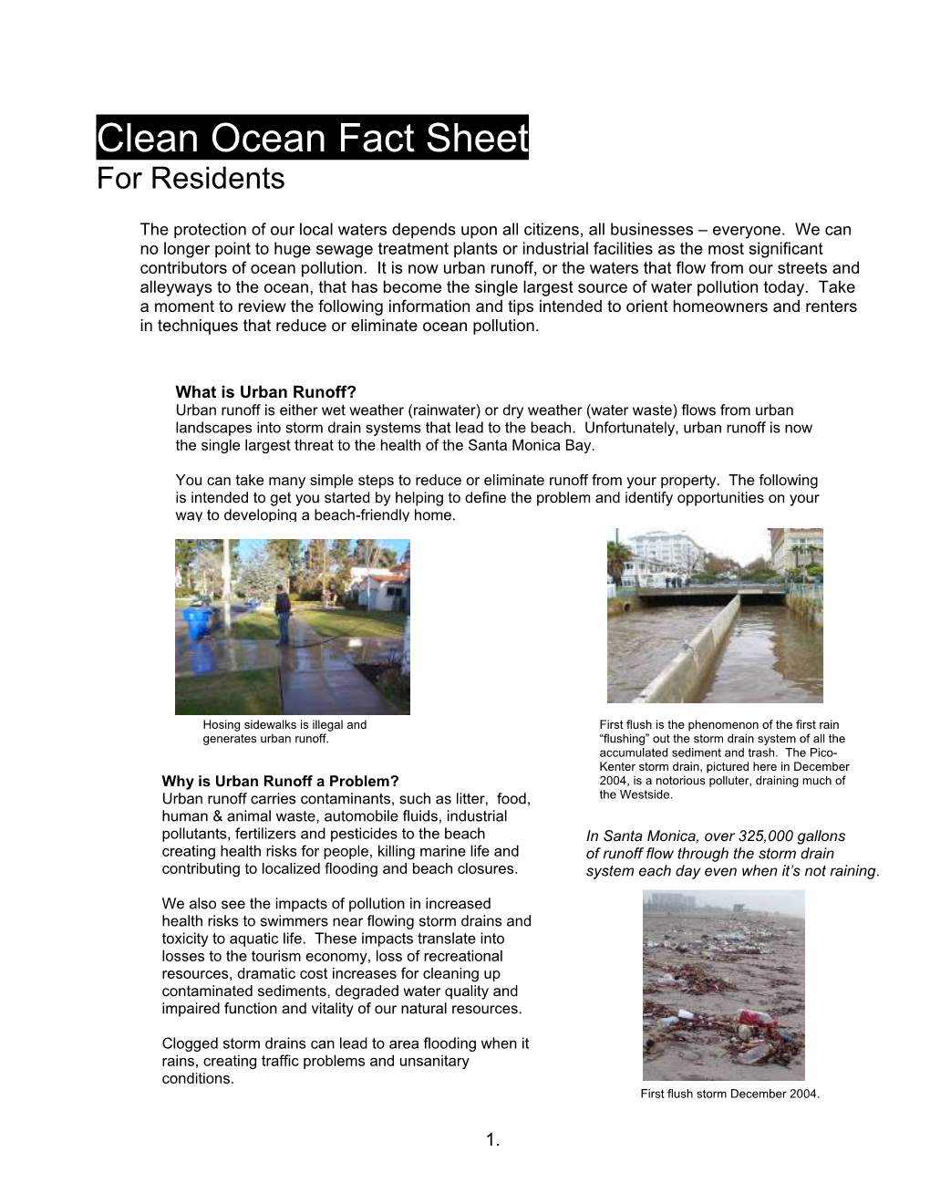 What Is Urban Runoff