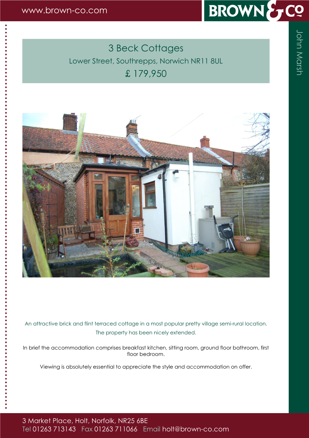 3 Beck Cottages £ 179,950